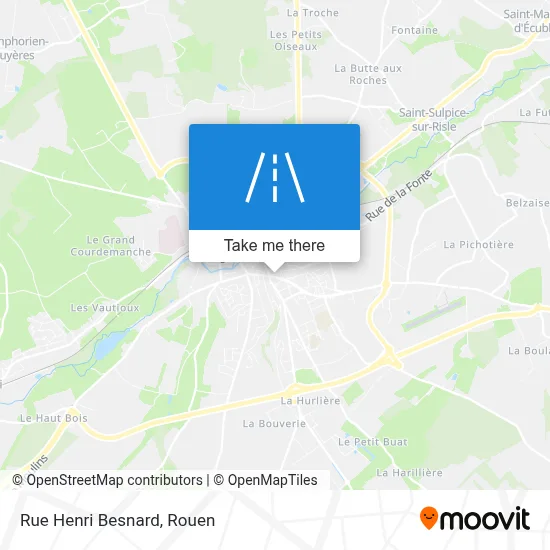 Mapa Rue Henri Besnard