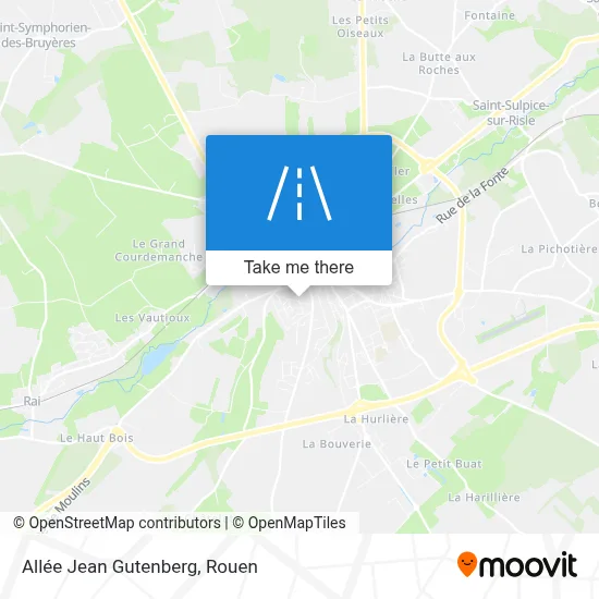 Allée Jean Gutenberg map