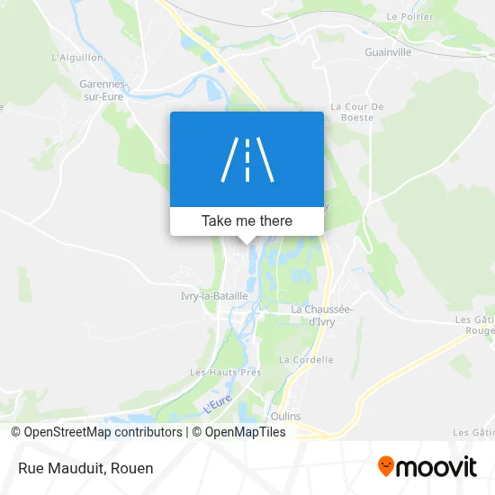 Rue Mauduit map