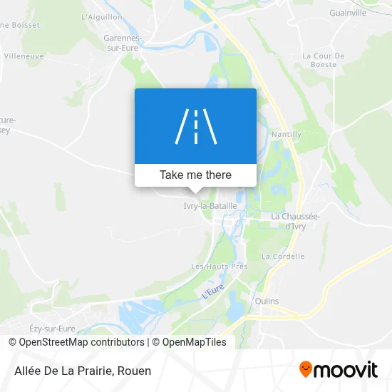 Allée De La Prairie map