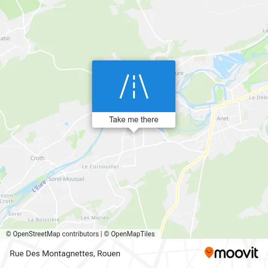 Mapa Rue Des Montagnettes