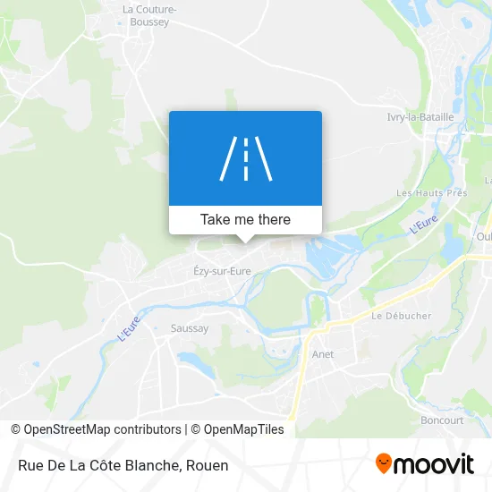 Rue De La Côte Blanche map