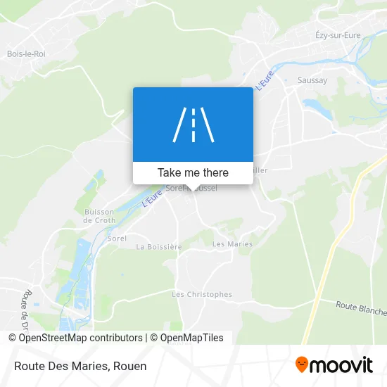 Route Des Maries map