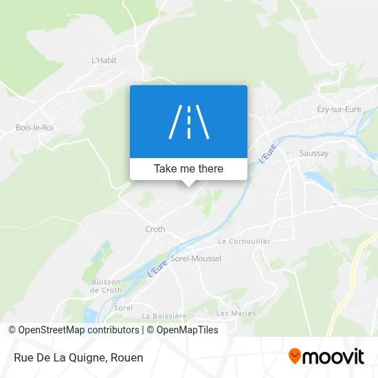 Rue De La Quigne map