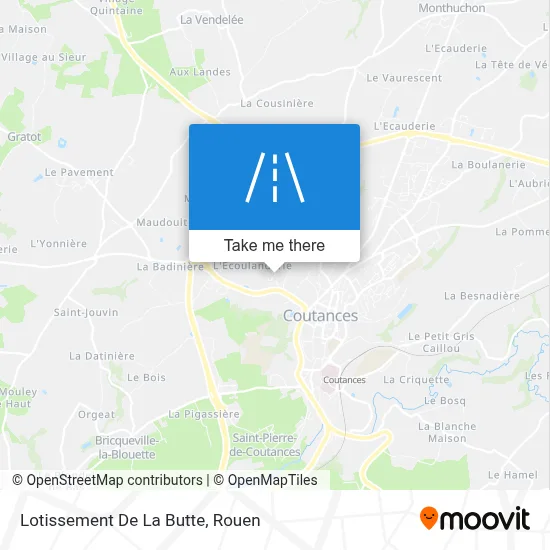 Lotissement De La Butte map