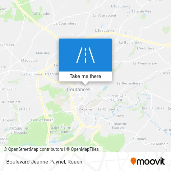 Boulevard Jeanne Paynel map