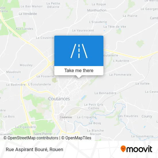 Mapa Rue Aspirant Bouré
