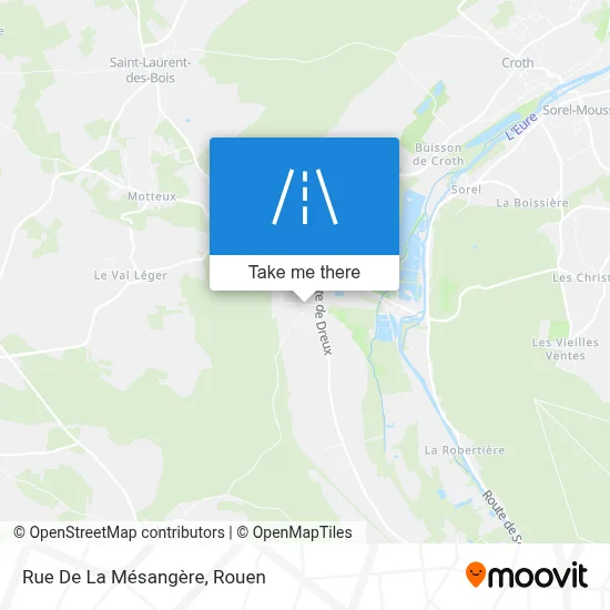 Rue De La Mésangère map
