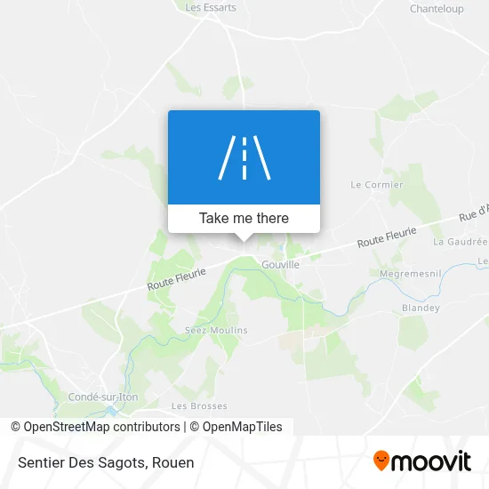 Sentier Des Sagots map