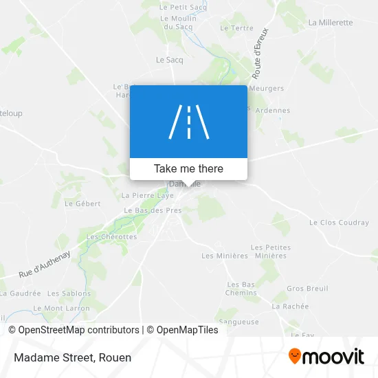 Rue Madame map