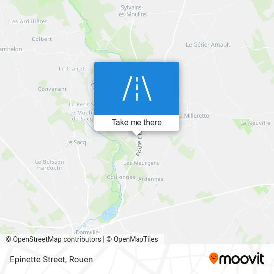 Mapa Rue De L'Épinette
