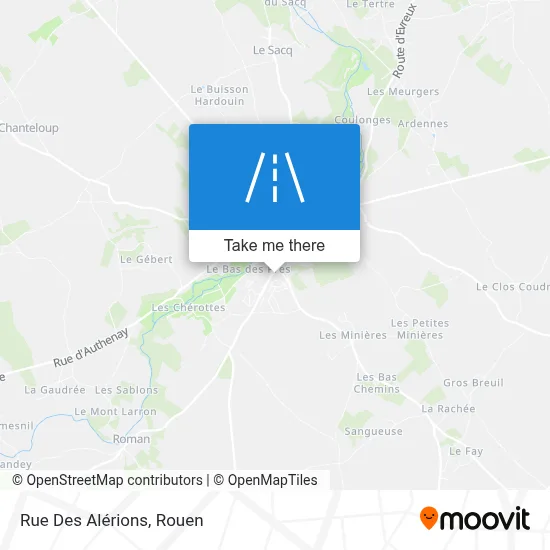 Mapa Rue Des Alérions