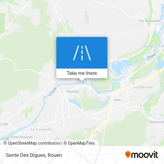 Sente Des Digues map