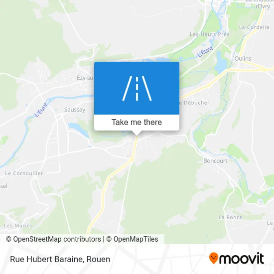 Rue Hubert Baraine map