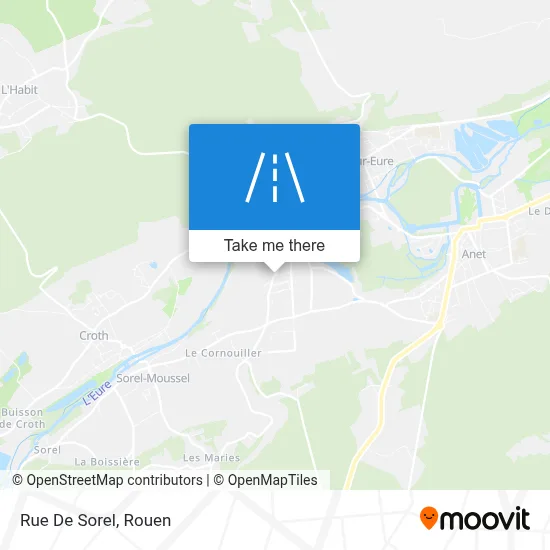 Rue De Sorel map
