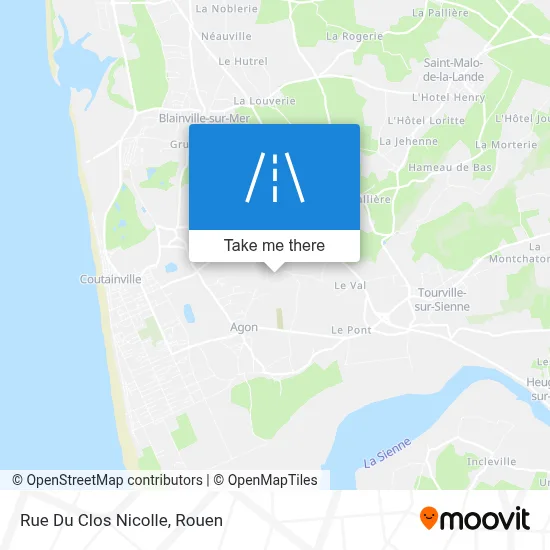 Rue Du Clos Nicolle map