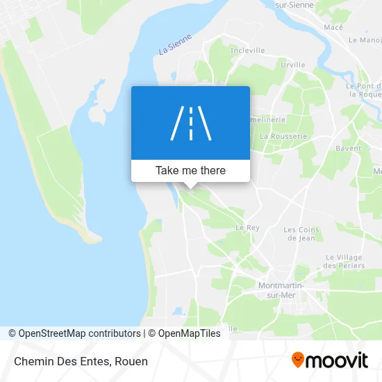 Chemin Des Entes map