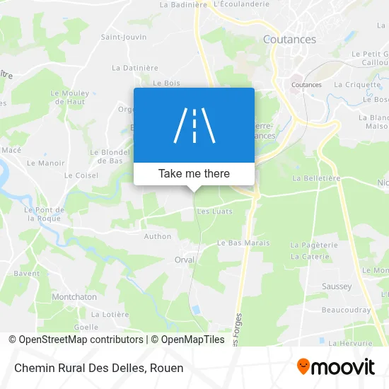 Chemin Rural Des Delles map