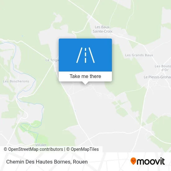 Chemin Des Hautes Bornes map