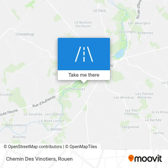 Chemin Des Vinotiers map