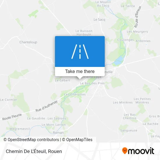 Chemin De L'Éteuil map