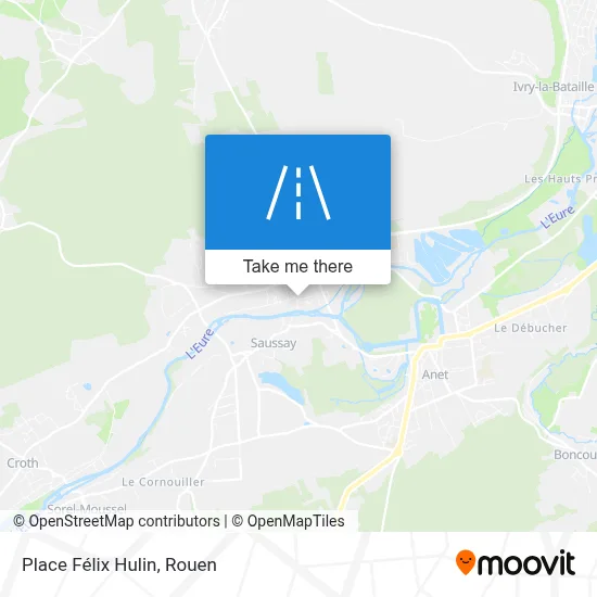 Place Félix Hulin map