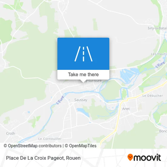 Place De La Croix Pageot map