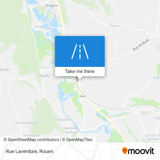 Mapa Rue Laverdure