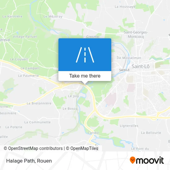 Chemin De Halage map