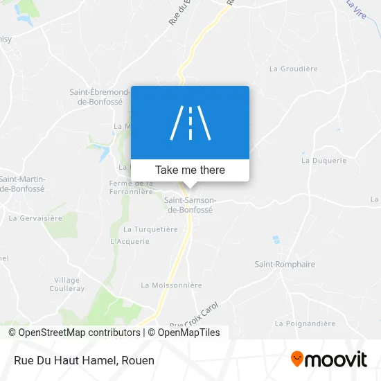 Rue Du Haut Hamel map