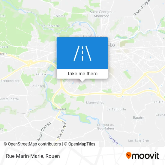 Rue Marin-Marie map