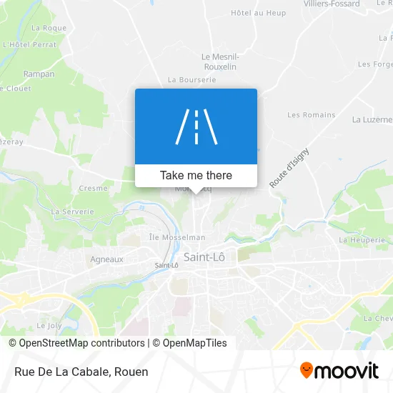 Rue De La Cabale map