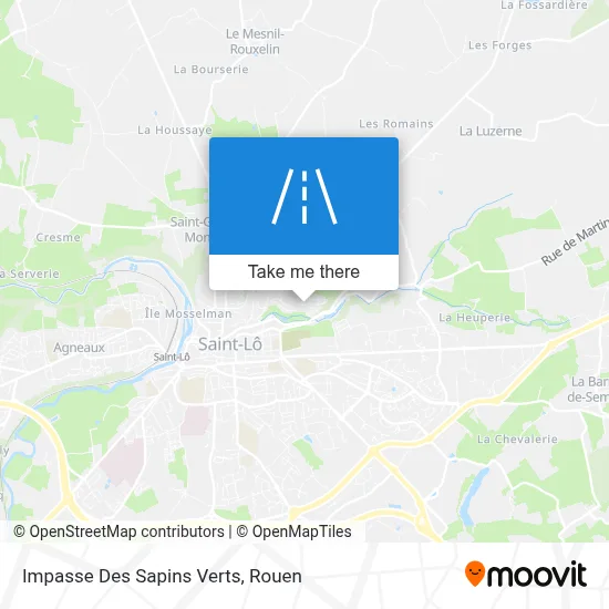 Impasse Des Sapins Verts map