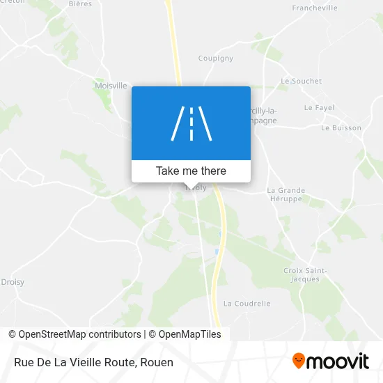 Rue De La Vieille Route map