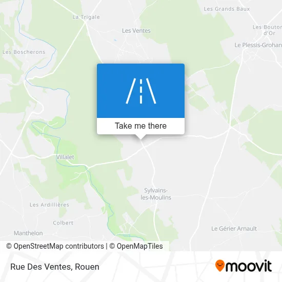 Rue Des Ventes map