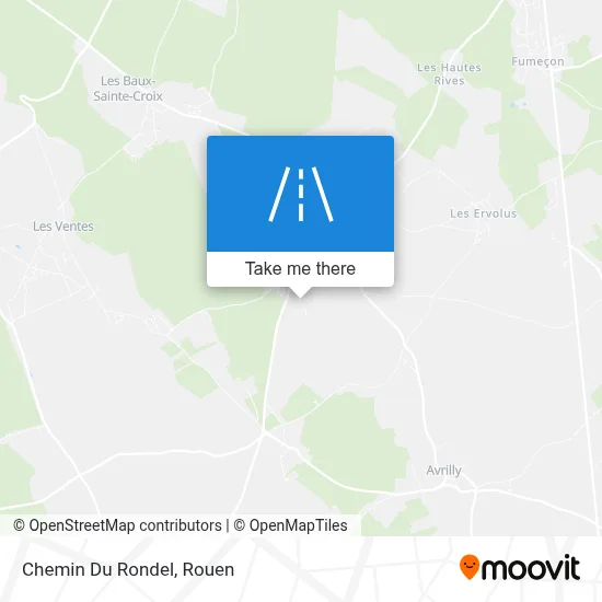 Mapa Chemin Du Rondel