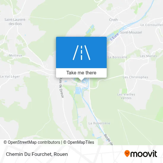 Chemin Du Fourchet map
