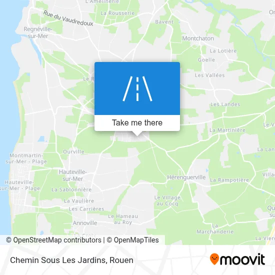 Chemin Sous Les Jardins map
