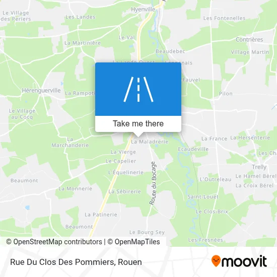 Rue Du Clos Des Pommiers map
