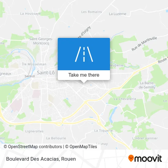 Boulevard Des Acacias map
