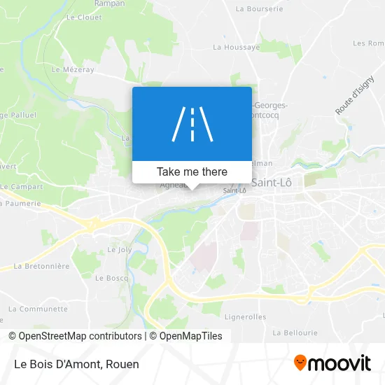 Le Bois D'Amont map