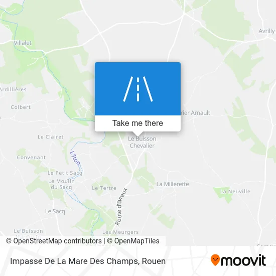 Impasse De La Mare Des Champs map