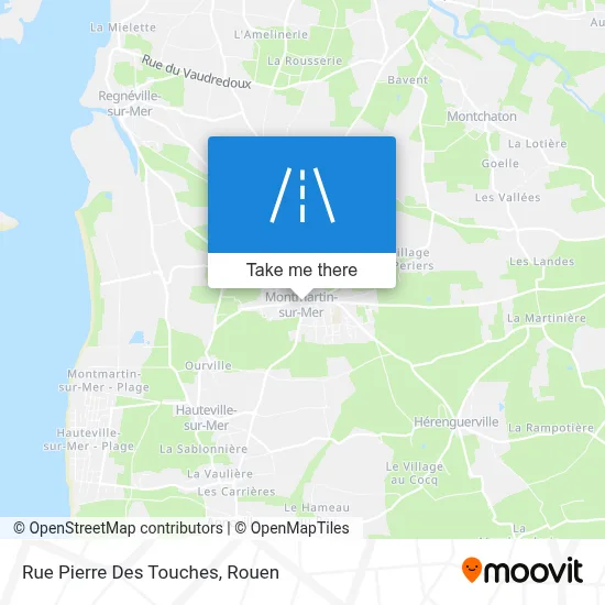 Rue Pierre Des Touches map
