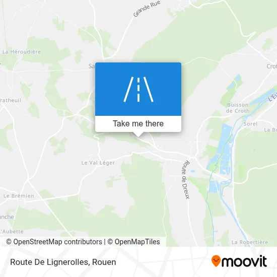 Route De Lignerolles map