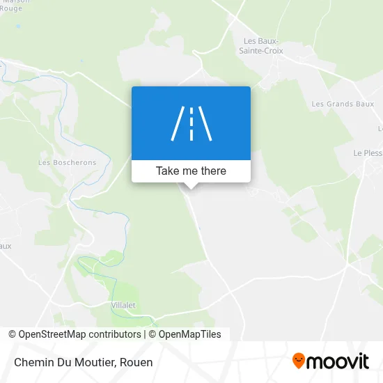 Mapa Chemin Du Moutier