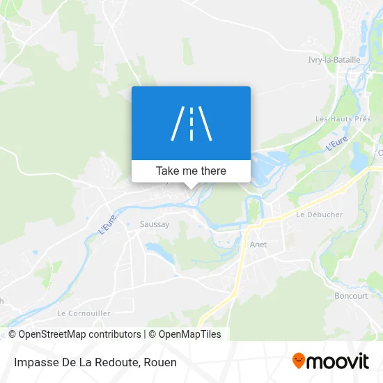 Impasse De La Redoute map