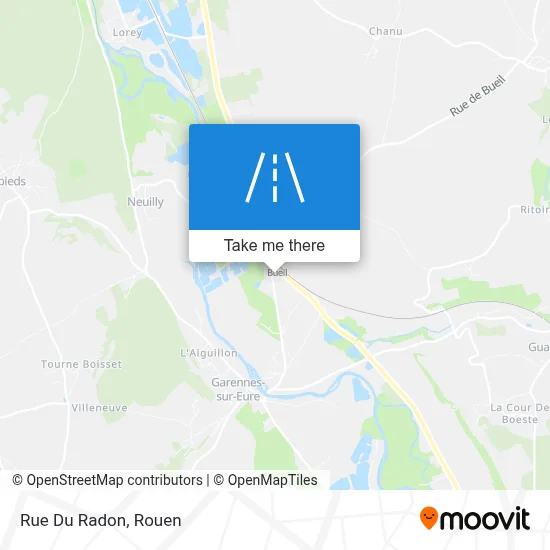 Mapa Rue Du Radon