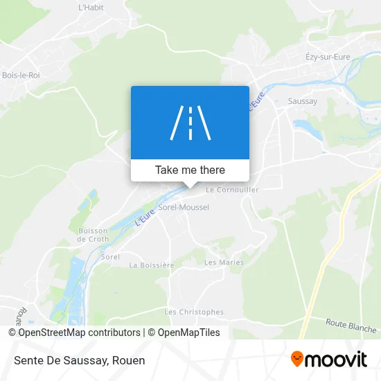 Sente De Saussay map