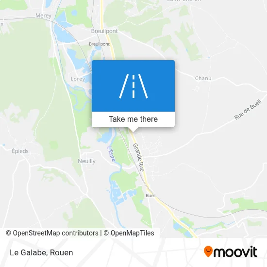 Le Galabe map