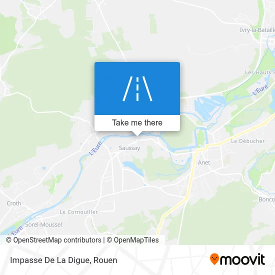Impasse De La Digue map